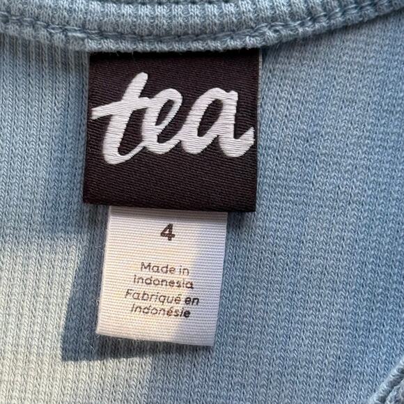 NWOT TEA COLLECTION Girls 4 Drop Waist Skater Dress Stretchy Comfy Twirly Skirt - Picture 6 of 11